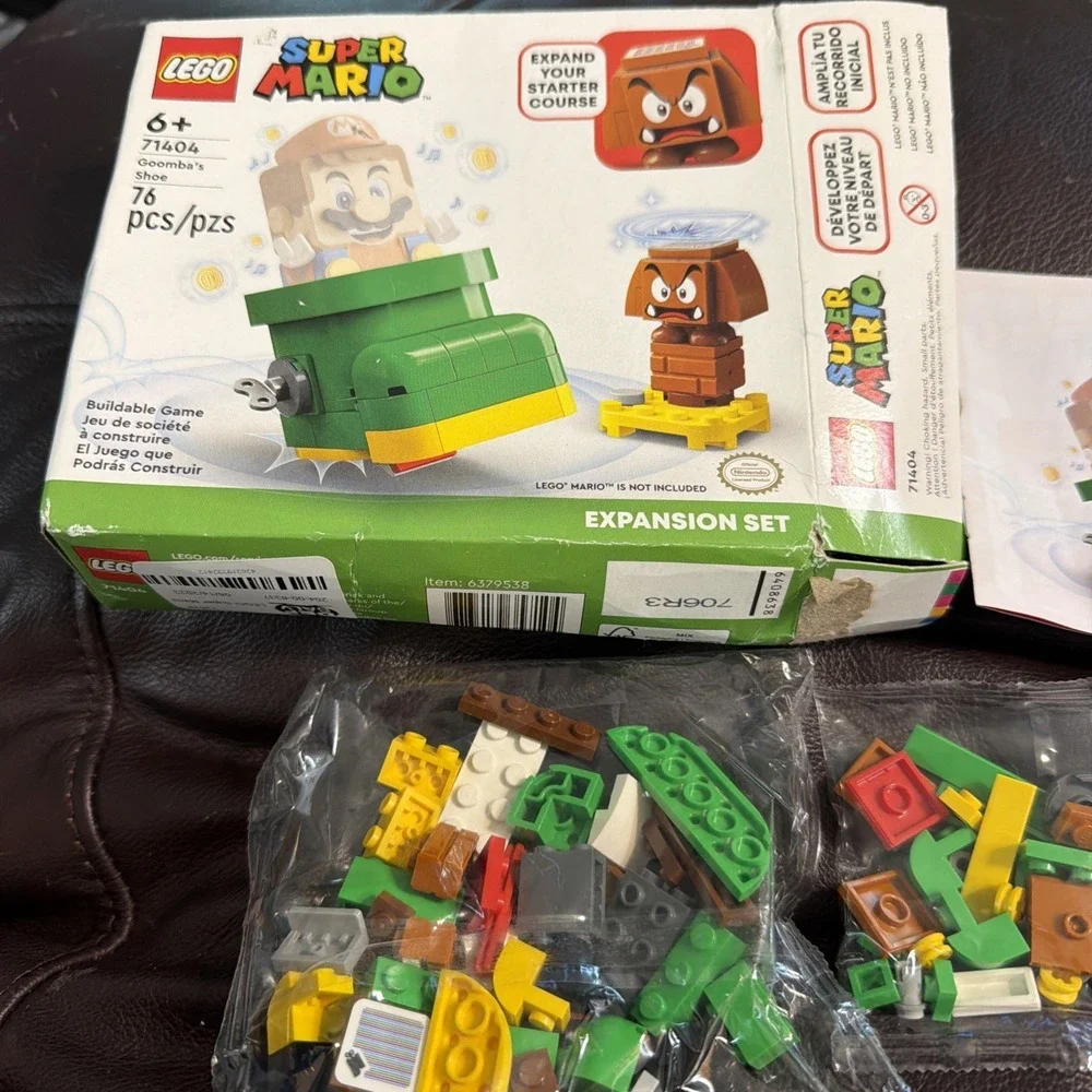 LEGO Super Mario: Goomba's Shoe Expansion Set (71404) Open Box Sealed Legos